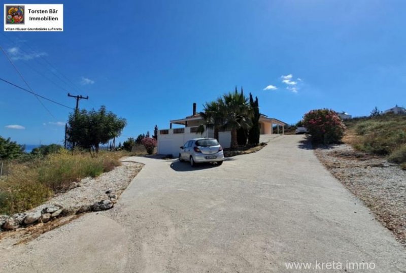 Minoa apokoranas Kreta, Vamos, Freistehender Bungalow (Wfl.120m²)Garage u. Meerblick Haus kaufen